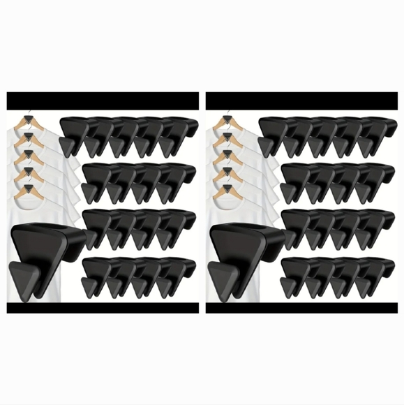 : 36 New Space saver Triangles Hanger Hooks Closet clothes Organizer - Picture 1 of 7